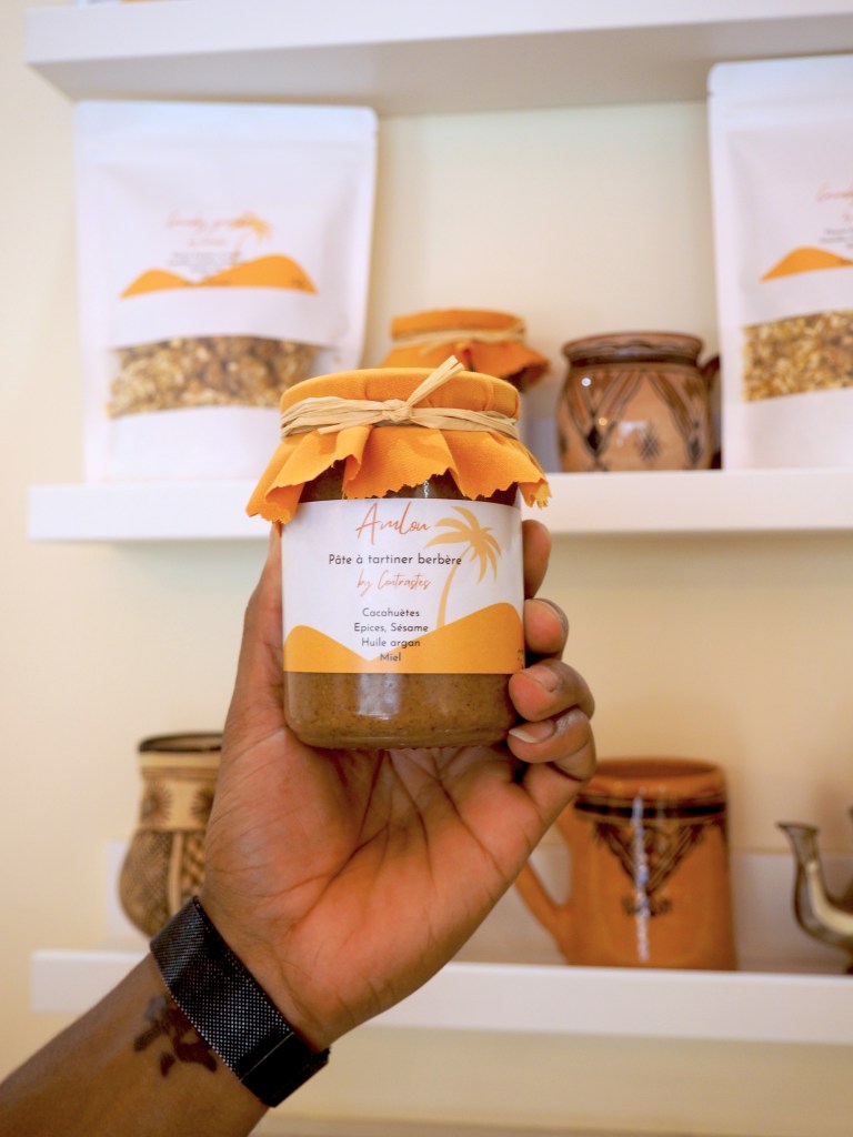 Photographie culinaire de l'amlou maison chez Contrastes Paris