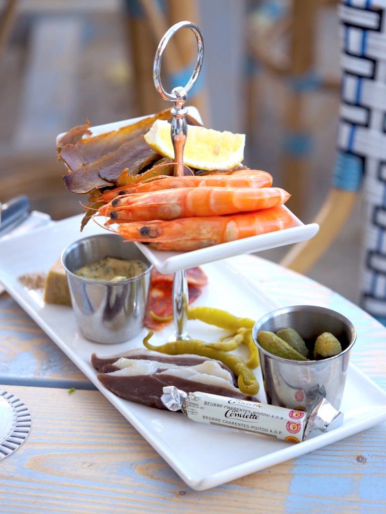 plateau de fruits de mer au restaurant paris pyla, photographie culinaire
