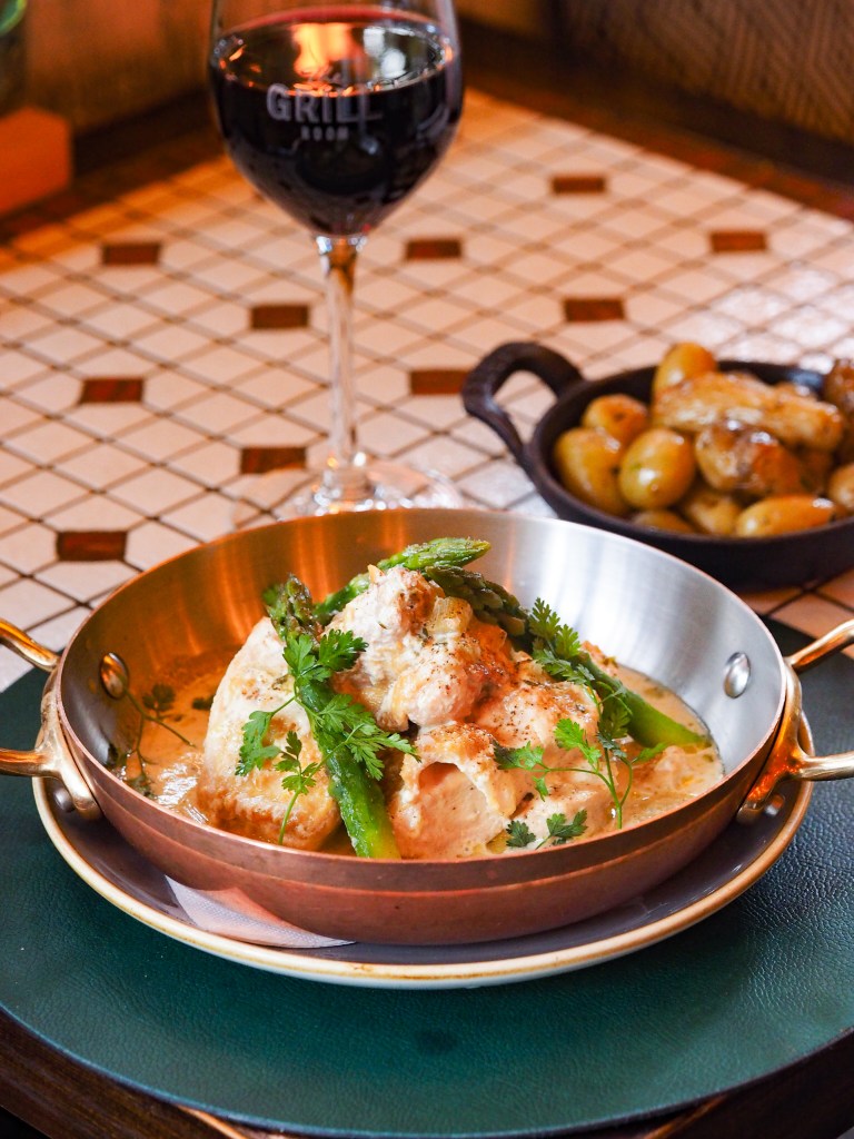 Volaille aux asperges The Grill Room