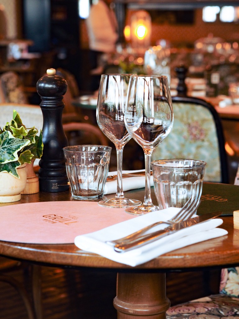 Table dressée The Grill Room